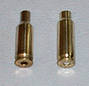 2 cartridge cases: 6mm BR and .30-BAS
